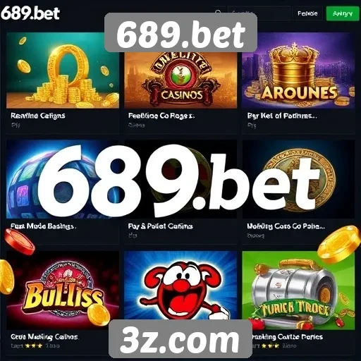 Opções de jogos disponíveis em 689.bet
